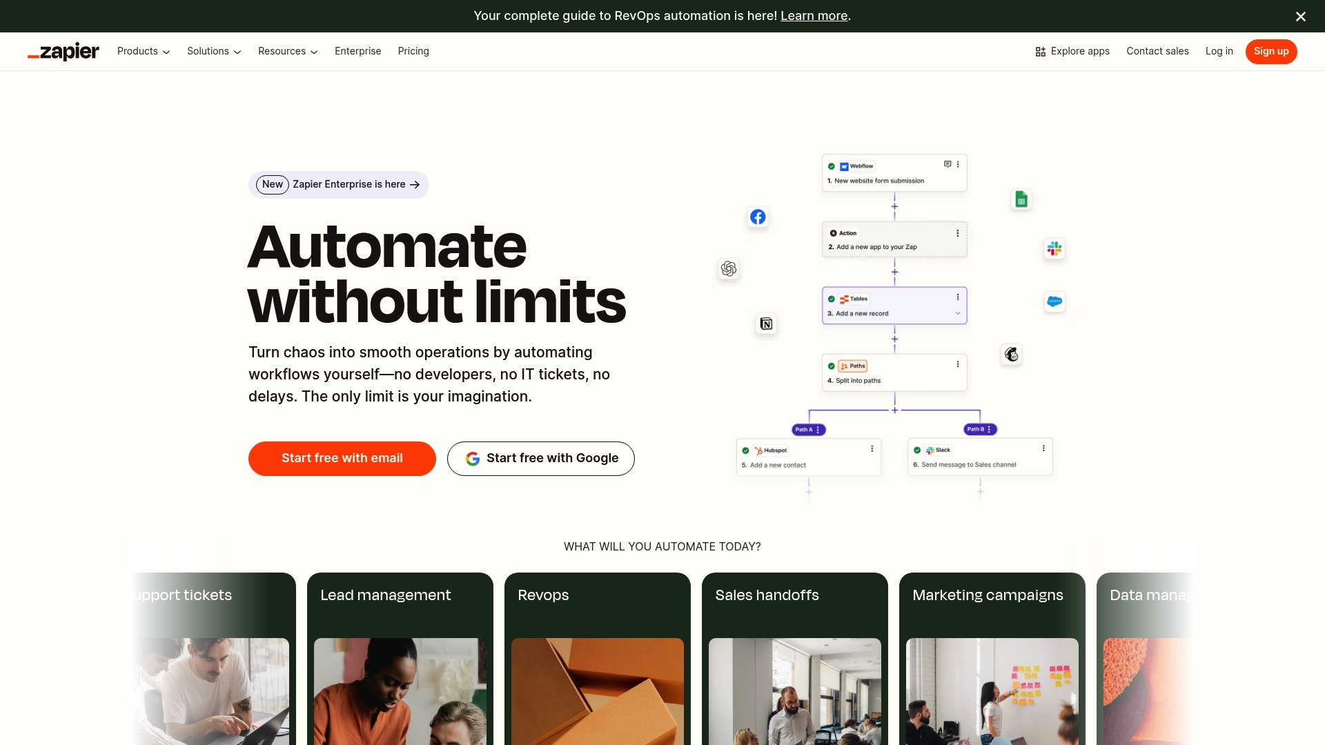 Zapier - Zapier Homepage