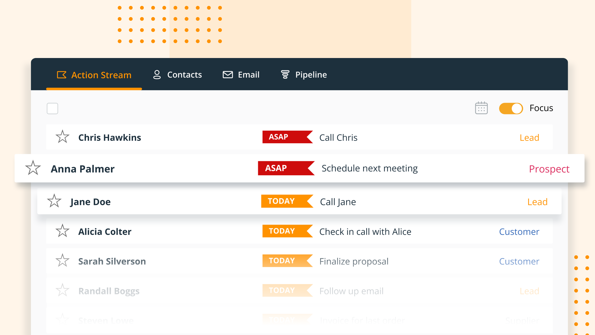 OnePageCRM screenshot 2
