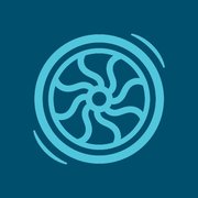 Flywheel background blur-sm