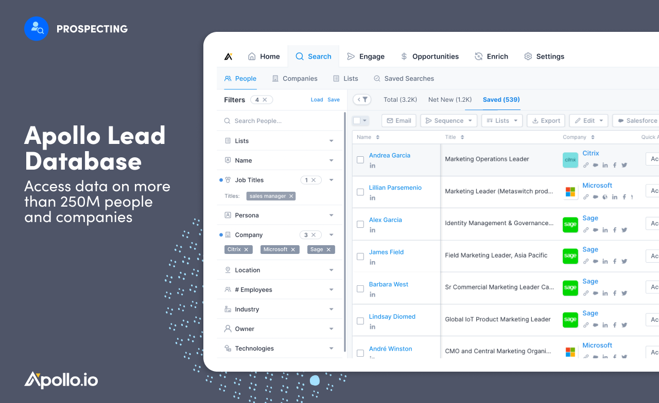 Apollo.io screenshot 5