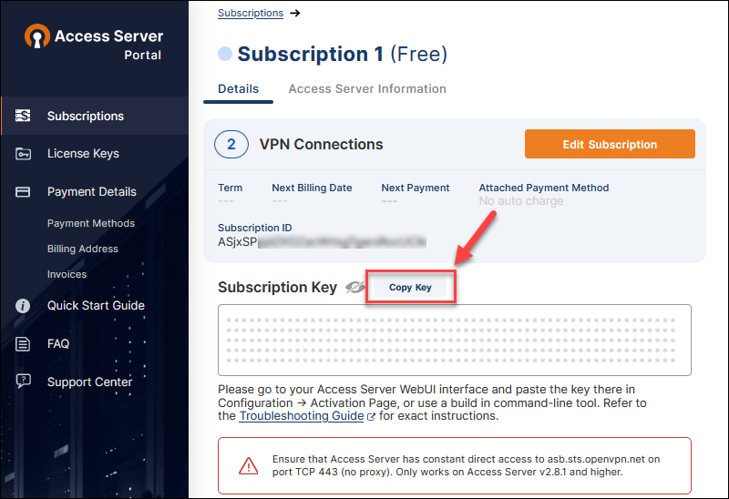 OpenVPN Access Server screenshot 4