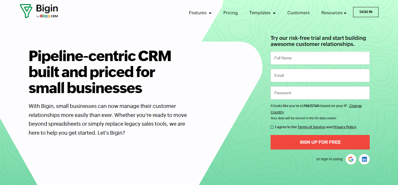 Bigin by Zoho CRM 0