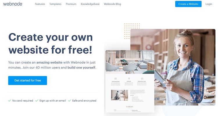 Webnode screenshot 4