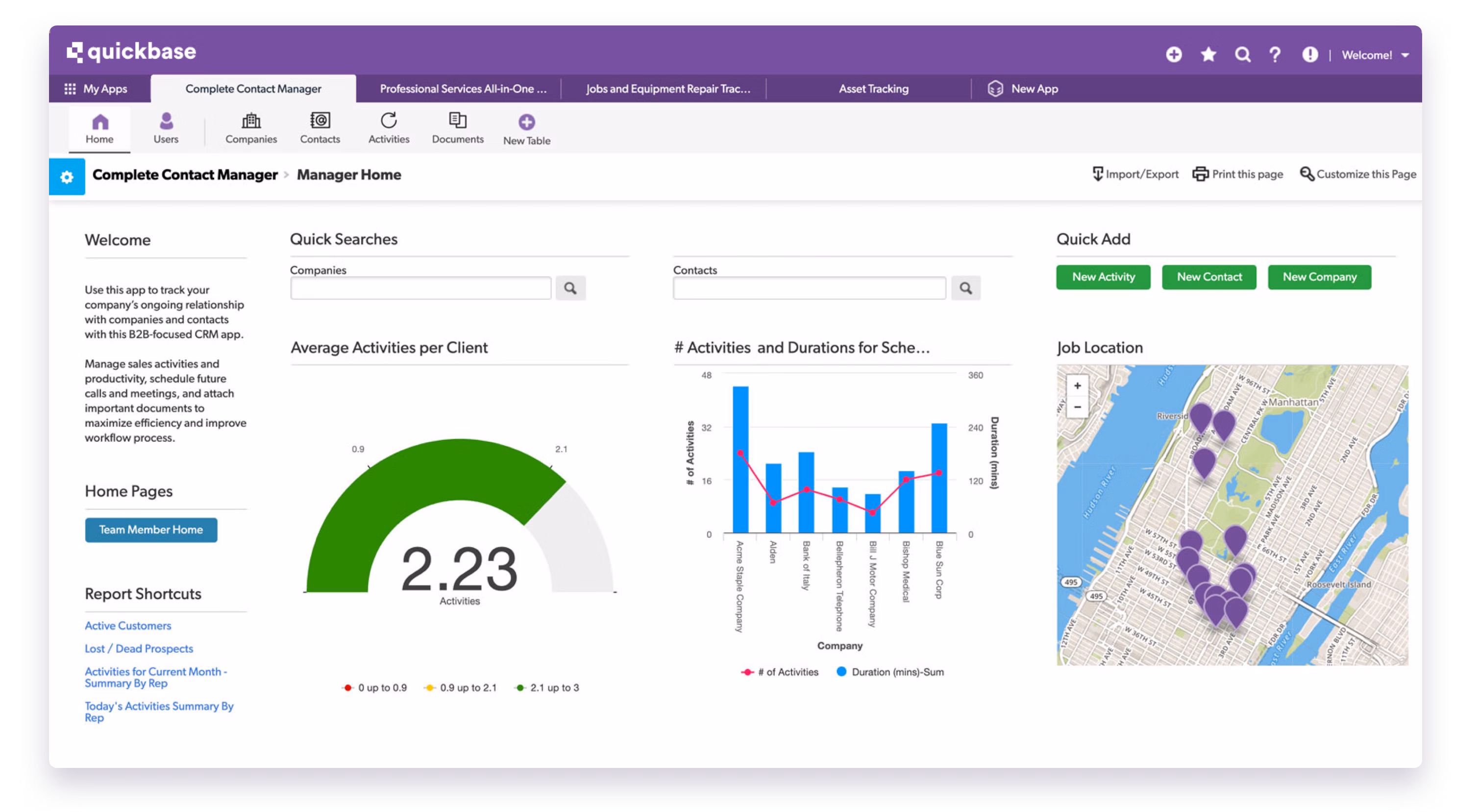 Quickbase screenshot 4
