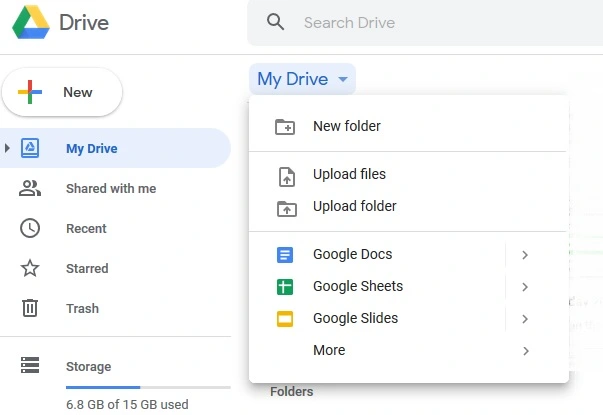 Google Drive screenshot 4