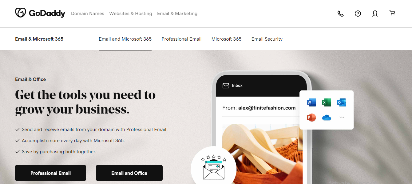 GoDaddy Email & Office 0