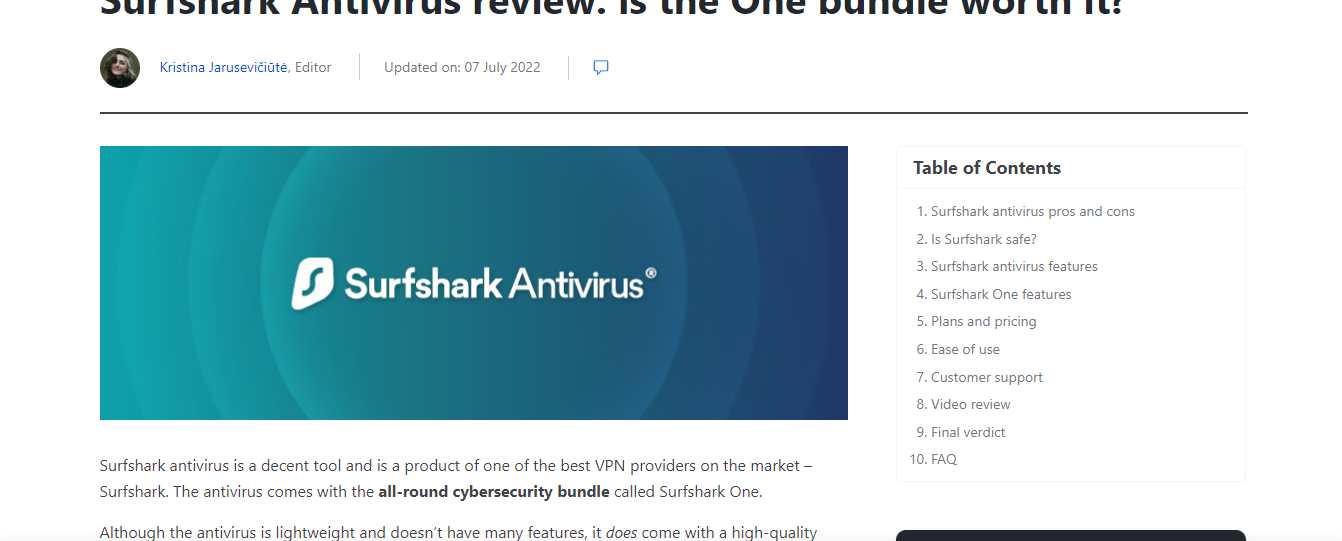 Surfshark Antivirus 3