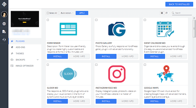 10Web screenshot 2