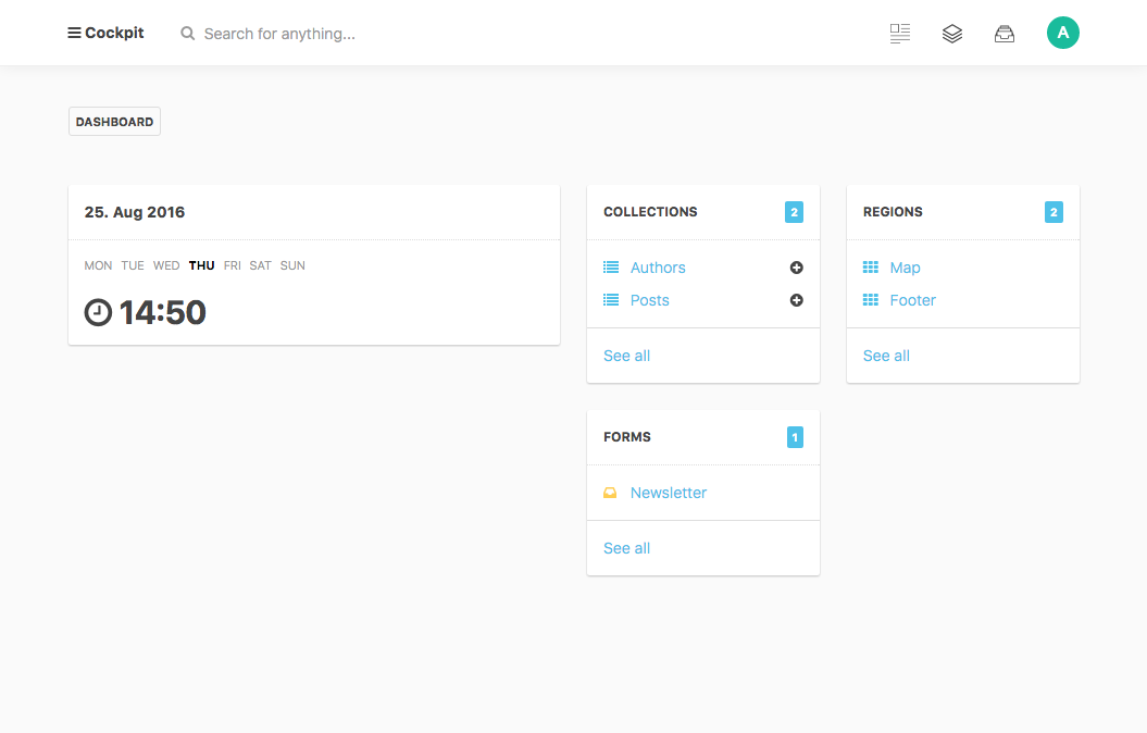 Cockpit CMS