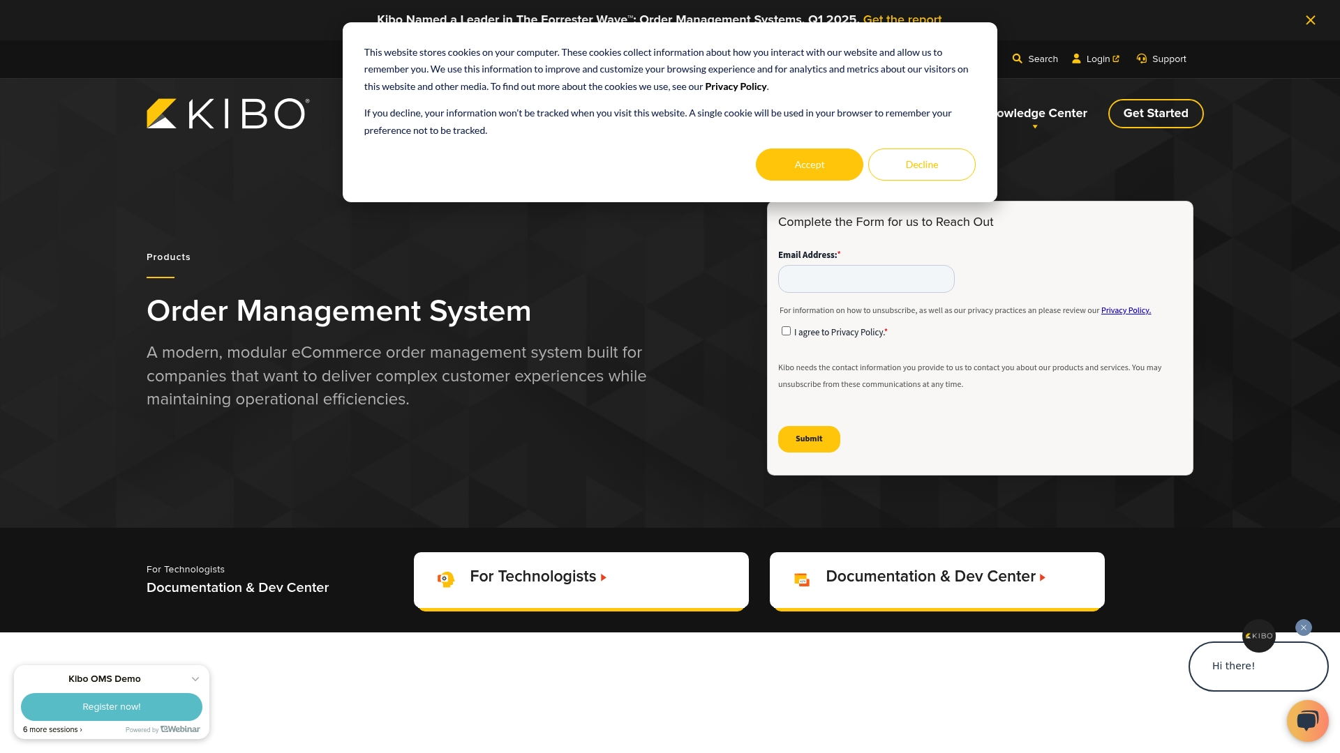 Kibo Order Management - Kibo Order Management Homepage