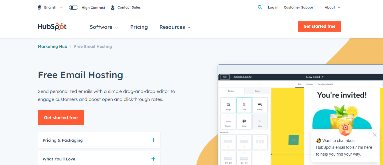 HubSpot Email Hosting screenshot 5