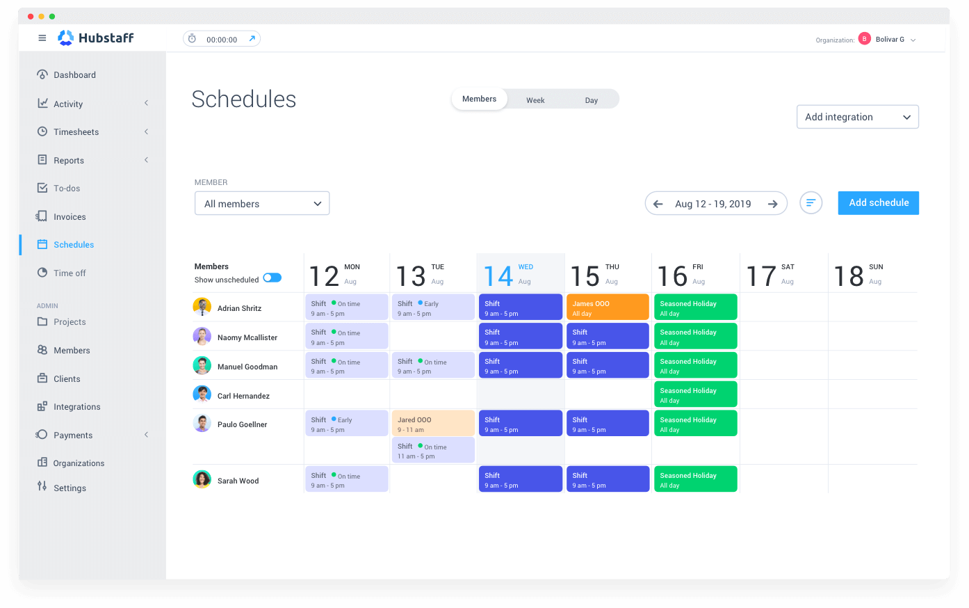 Hubstaff screenshot 5