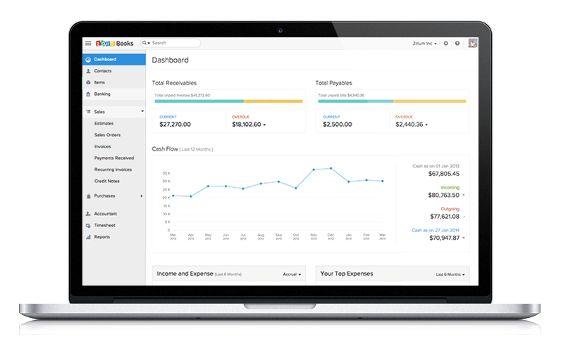 Zoho Books screenshot 5