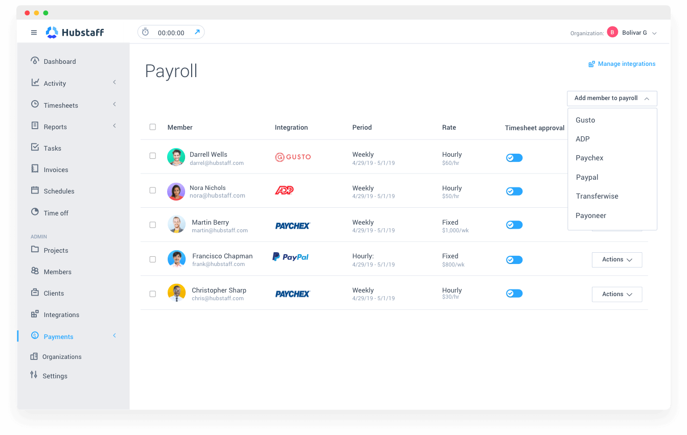 Hubstaff screenshot 4