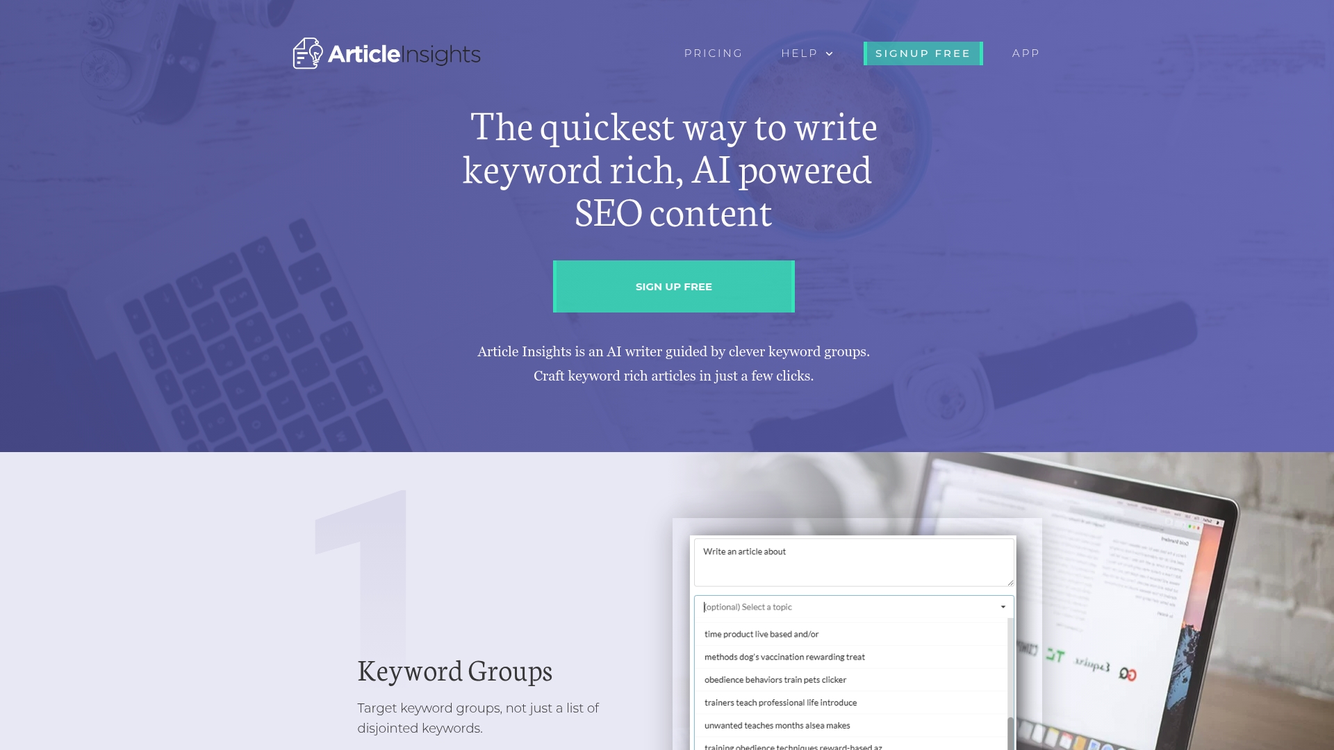 ArticleInsights - ArticleInsights Homepage