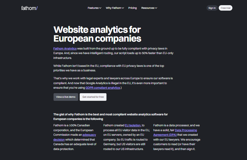 Fathom Analytics 3