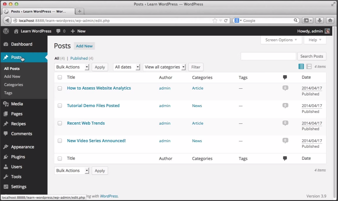 WordPress.org screenshot 4