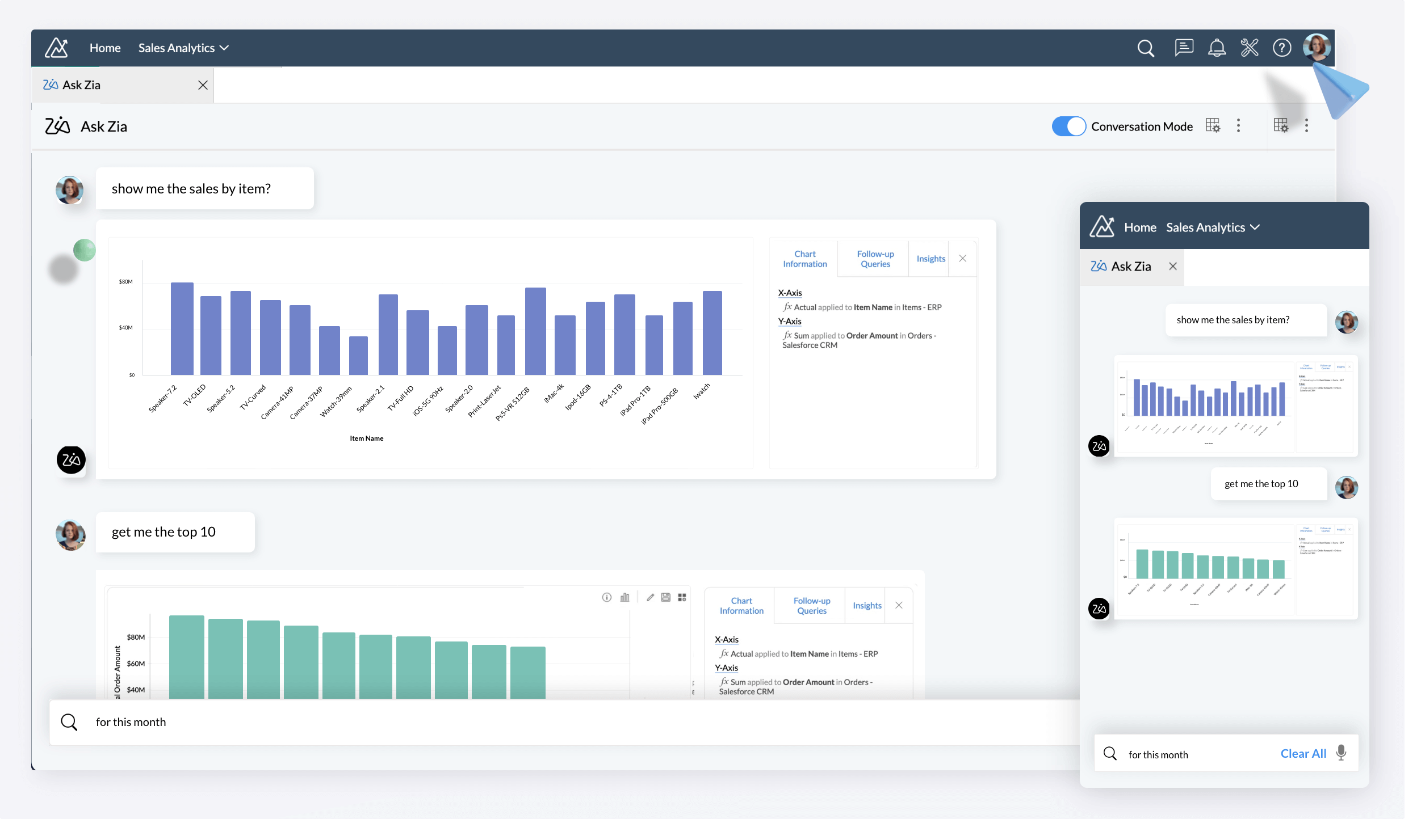 Zoho Analytics screenshot 3