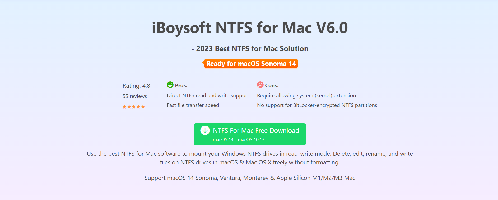 iBoysoft NTFS for Mac 0