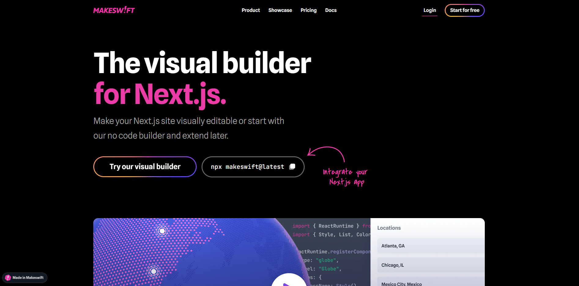 Makeswift screenshot 5