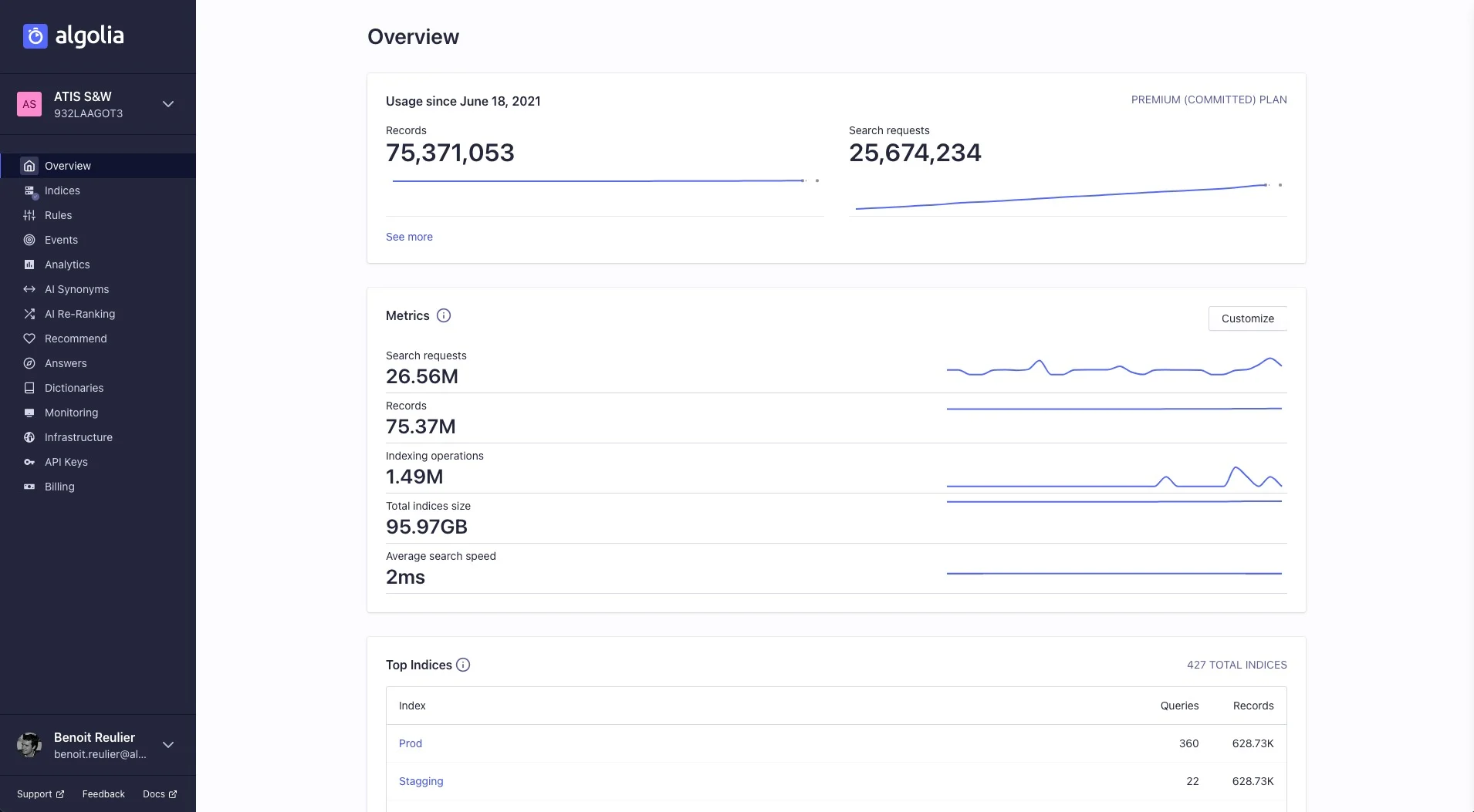 Algolia screenshot 4