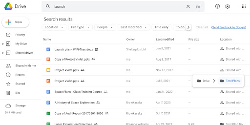 Google Drive screenshot 3