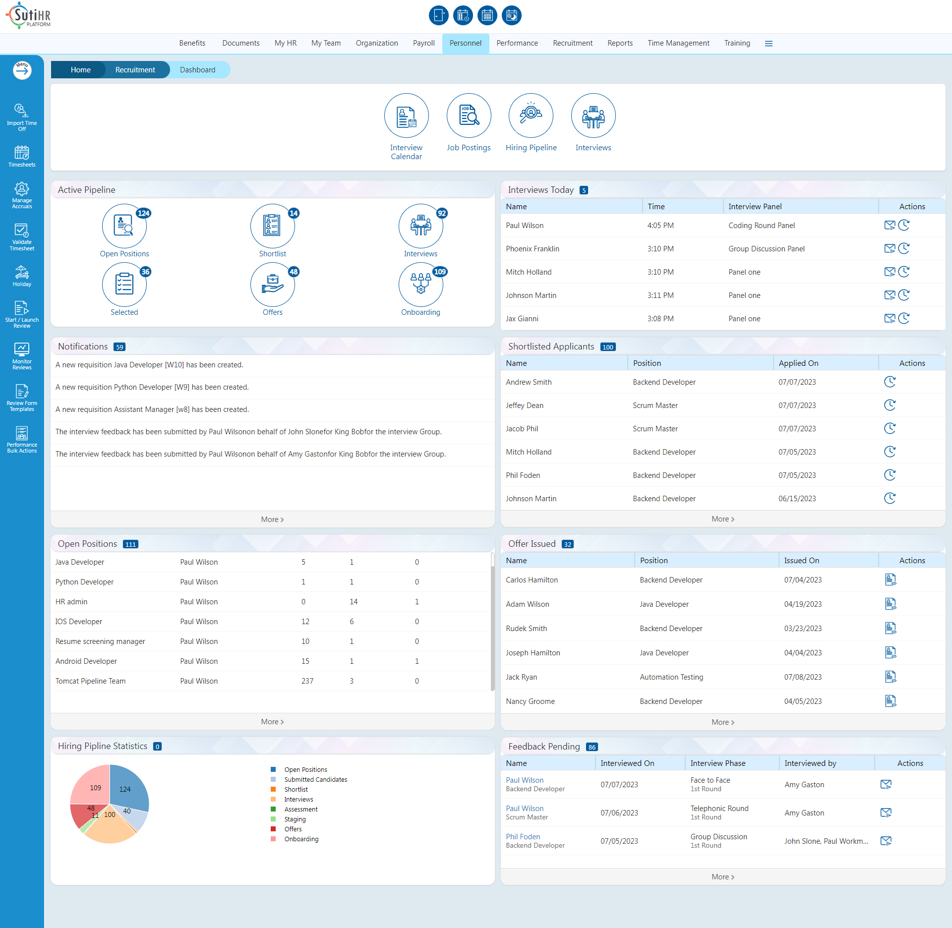 SutiHR screenshot 2