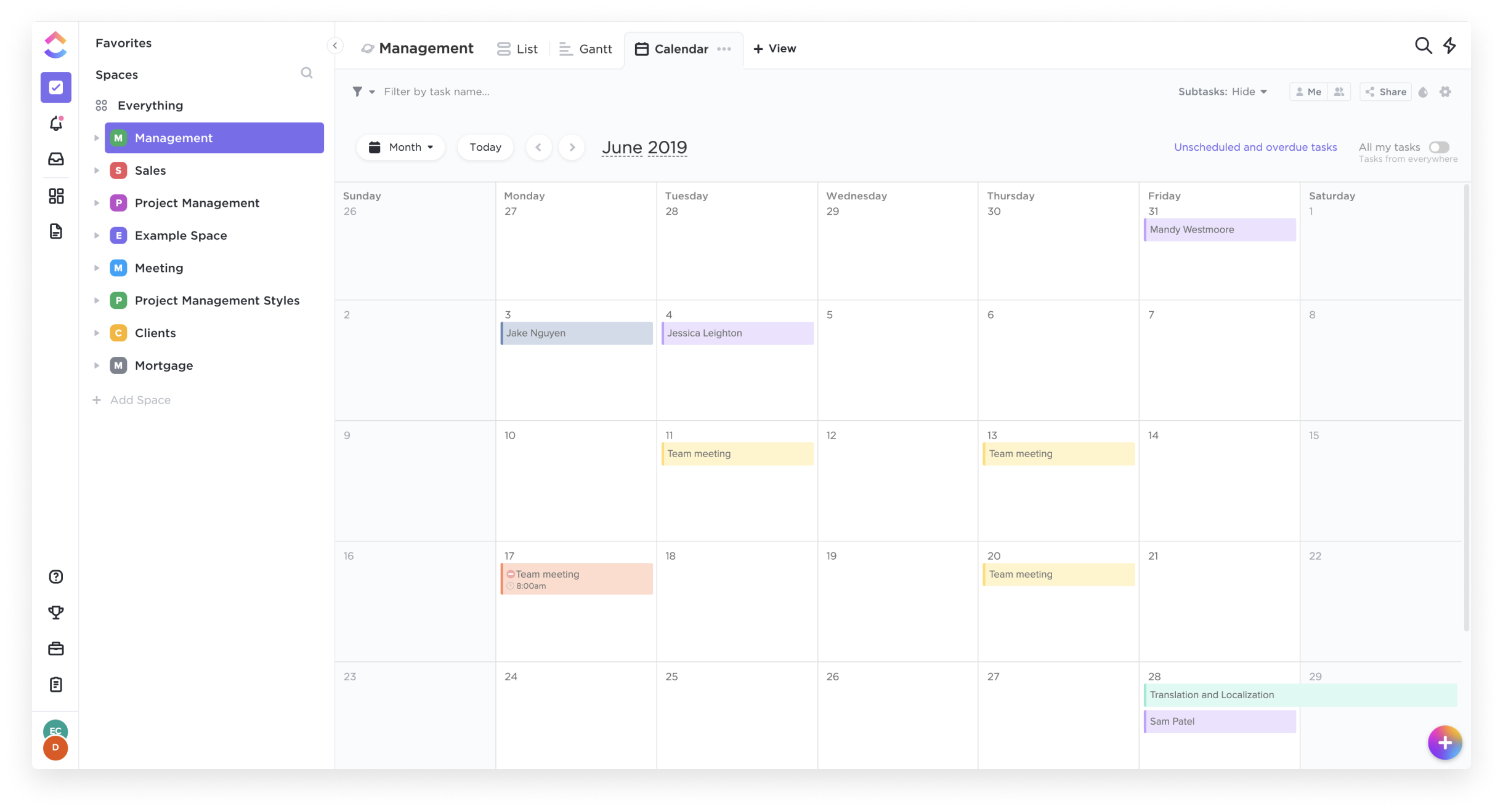 ClickUp screenshot 4