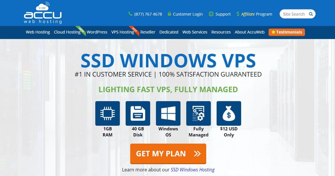 AccuWeb Hosting screenshot 4