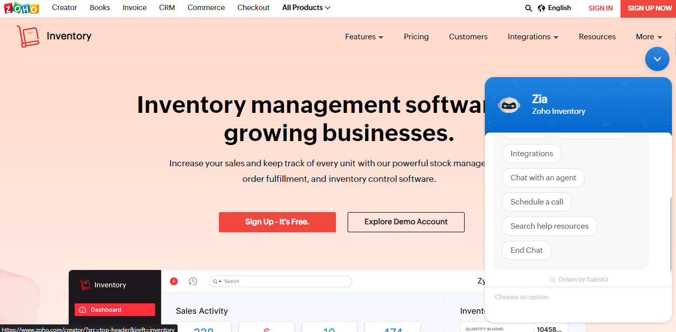 Zoho Inventory